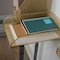 Martha Stewart Ryder 2 Pack Gold Mesh Metal Paper Letter Inbox Tray Desktop Organizer HH-OHD15-2-GLD-MS - alternate 8