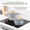 Nutrichef 22‑Piece Non‑Stick Ceramic Pots and Pans Set NCCW22GRA - alternate 5
