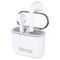 Tzumi Auto Pairing BuilT-in Mic Wireless Earbuds Sound Mates Bluetooth Stereo with Charging Case White 5761 - alternate 1