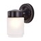 Nuvo 1 Light 6 Inch Porch Wall Mason Jar with Frosted Glass Mahogany Bronze Finish Color retail packaging 60/6110 - alternate 4