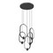 Z-Lite Saros Matte Black 5 Light Chandelier 4101-5MB-LED - alternate 4