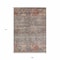 Homeroots 9' X 12' Gray Tan And Terra Cotta Floral Washable Indoor Outdoor Area Rug 606204 - alternate 7