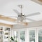 Jonathan Y Max 52" 3-Light Farmhouse Industrial Iron/Wood Mobile-App/Remote-Controlled LED Ceiling Fan, Nickel/W JYL9721C - alternate 15
