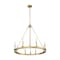 Z-Lite Barclay 8 Light Chandelier, Rubbed Brass, 33 In W x 32 In H 482R-8RB - alternate 6