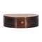 Homeroots 4" Brown Solid Wood Round One Drawer Nightstand 651764 - alternate 1