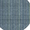 Homeroots 8' Blue Denim Blue And Mint Green Round Striped Washable Indoor Outdoor Area Rug 615039 - alternate 8