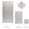 Lavish Home 6PC Bathroom Towels Set 100% Cotton Bathroom Accessories Soft Towel Set for Shower, Gym, Dorm, Spa 67-0035-GRY - alternate 7