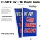 Signmission We Buy Cars Trucks & Suv's, Plastic Signs Only 24 Inch x 36 Inch, Corrugated Plastic, 2PK CSB-2436-2PACK-WeBuyCarsTrucks&Suv's - alternate 2