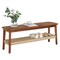 Alaterre Furniture Calais Bench, Warm Chestnut ANCA0370 - alternate 15