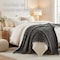 Lavish Home Faux Fur Throw Blanket 60x70-Inch Twin Blanket for Couch, Bed, or Chair Soft Throw with Plush, Gray 66-THROW057-G - alternate 8