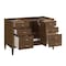 James Martin Vanities Myrrin 48" Single Vanity, Mid Century Walnut, w/ 3 CM Tajnar Eclos Top 485-V48-WLT-3TJR - alternate 8