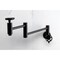 Kingston Brass Wall Mount Pot Filler Faucet, Matte Black KS8100CG - alternate 5