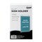 Nudell Sign Holder, Wall Mounted, Clear, 11x17 in 38017Z - alternate 3