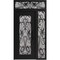Vdomdoors Aluminum Door Iron 1601 Black Entry Steel Metal Classic Painted 50 x 92 (36+14 x 80+12)-Left Inswin IRON1601EXD-BLK-W36+14xH80+12-LH-I - alternate 1