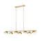 Z-Lite Realm Sphere 7 Light Linear Chandelier, Modern Gold, 54 In W 7517-7L-MGLD - alternate 1
