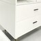 Homeroots 71" White Mirrored Two Door Two Drawer Combo Dresser 569288 - alternate 9