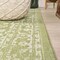 Jonathan Y Malta Bohemian Medallion Textured Weave Green/Cream 2 ft. x 8 ft. Indoor/Outdoor Runner Rug SMB104D-28 - alternate 7