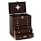 Gerstner 6-Drawer Dark Oak Collector’s Chest GI-T16-D - alternate 1