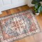 World Rug Gallery Traditional Distressed Washable Non Slip Area Rug 2 ft x 4 ft Multi WR65MULTI2X4 - alternate 1