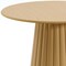 Homeroots 46" Brown Solid Wood Pedestal Base Round Top Dining Table 721009 - alternate 5