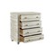 Homeroots 36" White Solid Wood Four Drawer Standard Chest 564521 - alternate 6