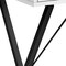 Homeroots 42" White and Black Computer Desk With Two Drawers 489881 - alternate 5