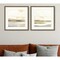 Homeroots Set Of Two Slate Horizon II Gray Framed Print Wall Art, 2PK 525655 - alternate 4