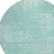 Homeroots 8' Turquoise And Teal Blue Round Abstract Washable Indoor Outdoor Area Rug 588800 - alternate 5