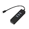 Sanoxy USB-C USB 3.1 Type-C Male to 3-Port USB 3.0 Hub RJ45 Gigabit Ethernet Adapter USBC-255694674426 - alternate 1