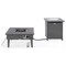 Leisuremod Walbrooke Patio Square Fire Pit and Tank Holder, Grey WGR-27-20-GL - alternate 8