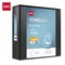Deli Std Duty View Binder 3in, Letter, D-Ring, PVC-Free, Black, 6PK CF570-BK - alternate 1