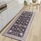 World Rug Gallery Transitional Bordered Cushioned Anti Fatigue Standing Kitchen Mat 18 ft x 47 ft Black WR12BLACK18X47 - alternate 1
