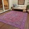 Homeroots 8' X 10' Pink And Lavender Medallion Washable Indoor Outdoor Area Rug 616289 - alternate 7