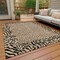 Homeroots 9' X 12' Gold Animal Print Washable Indoor Outdoor Area Rug 607648 - alternate 8