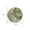 Homeroots 8' Beige Green And Artichoke Green Round Abstract Washable Indoor Outdoor Area Rug 577615 - alternate 6