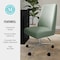 Martha Stewart Maeve Upholstered Office Chair in Sage/Polished Nickel CH-231216-3-SG-MS - alternate 9