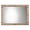 Bali & Pari Mirai Bohemian Woven Grasscloth Rectangle Accent Mirror 255-14042-ZORO - alternate 2