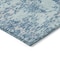 Homeroots 8' Teal Blue And Ivory Round Abstract Washable Indoor Outdoor Area Rug 612769 - alternate 8
