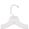 Nahanco 17in White Hi-Impact Plastic Heavy Weight Shirt Hanger w/ Washer, 100PK 1500WW - alternate 5