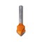Cmt V-GROOVING BITS FOR ALUCOBOND D=45/64inx19/64in A=90 Degrees S=1/4in RH 815.001.11 - alternate 4