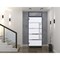 Vdomdoors Steel Door Deux 1105 Gray Graphite Transom Window Stainless Inserts Single Modern Painted-W36xH80+1 DEUX1105EXD-GRE-W36xH80+16-RH-O - alternate 6