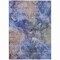 Homeroots 5' X 8' Navy Blue And Beige Abstract Washable Indoor Outdoor Area Rug 581756 - alternate 6