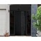 Vdomdoors Steel Door Deux 6078 Black Enamel 2 Sidelight and Transom Window Sidelite Entry Door Painted W14+36 DEUX6078EXD-BLK-W14+36+14 X H80+16-LH-I - alternate 3
