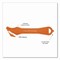 Klever Kutter Excel Plus Safety Cutter, 7" Plastic Handle, Orange, PK10 PLS-400-30G - alternate 6