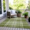 Homeroots 3' X 5' Green Black And Ivory Plaid Washable Indoor Outdoor Area Rug 596333 - alternate 7