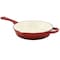 Crock-Pot Crock Pot Artisan 10 in. Round Enameled Cast Iron Skillet in Scarlet Red 111980.01 - alternate 1