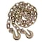 Mytee Products 3/8in X 12ft G70 Chain with Grab Hooks, WLL 6,600 lbs, 2PK CH3812x2 - alternate 9