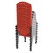 Regency Rico Classroom Training Mobile Stack Chair Armless - Red, 11PK K305-RD-11PK - alternate 5