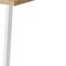 Homeroots 47" Natural and White Wood and Metal Corner Trestle Computer Desk 489993 - alternate 5
