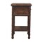 Homeroots 24" Brown Solid Wood Two Drawer Nightstand 701730 - alternate 9